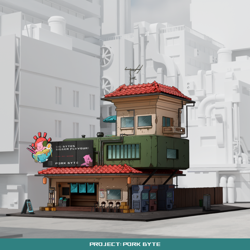 Ramen shop front   S Mackmurdie